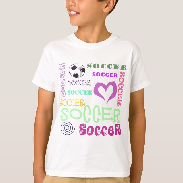 T-shirts Repetição do futebol (Frente)