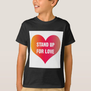 T-shirts Represente acima o amor (o coração
