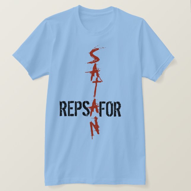 T-shirts Reps4Satan (Frente do Design)