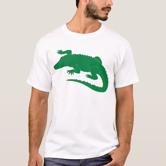 T-shirts Réptil do jacaré do jacaré do crocodilo (Frente)