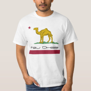 T-shirts República de Abu Dhabi não Califórnia