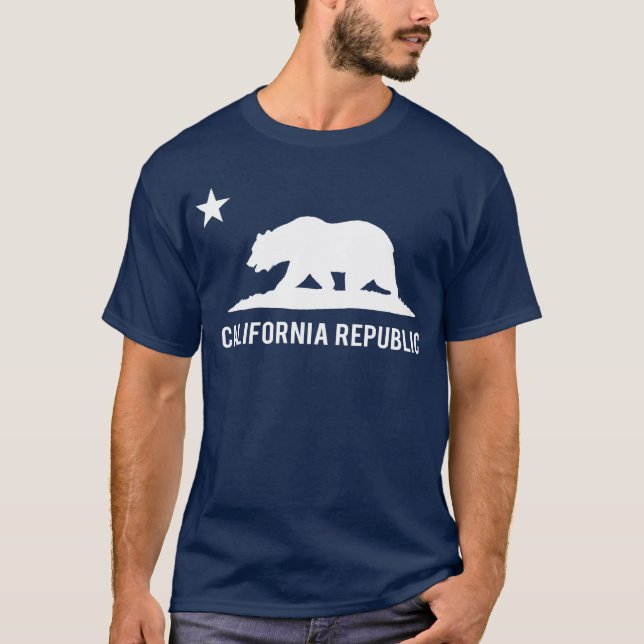 T-shirts República de Califórnia - básica (Frente)