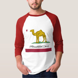 T-shirts República de Riyadh não Califórnia