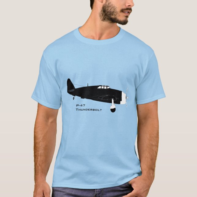 T-shirts República P-47 Thunderbolt (Frente)