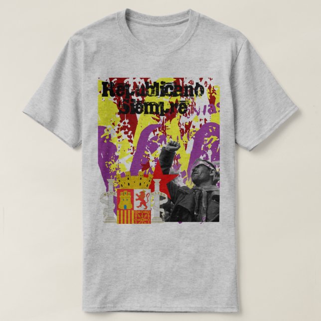 T-shirts Republicano Siempre (Frente do Design)