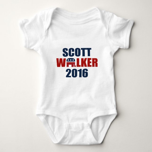 T-SHIRTS REPUBLICANOS PARA O CAMINHANTE 2016 DE SCOTT (Frente)
