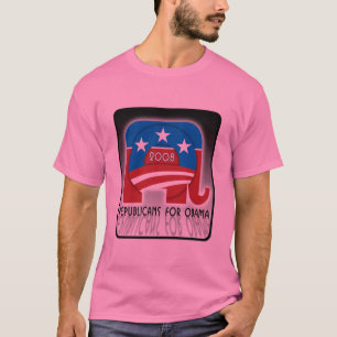 T-shirts Republicanos para Obama