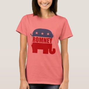 T-shirts Republicanos para Romney
