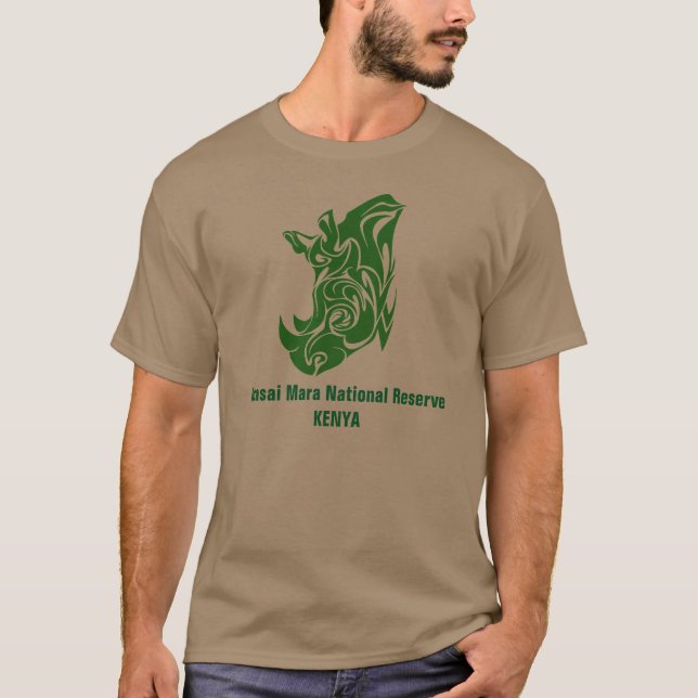 T-shirts Reserva nacional de Maasai Mara (Frente)