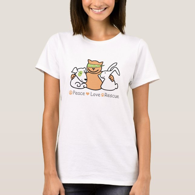 T-shirts resgate de amor pela paz (Frente)