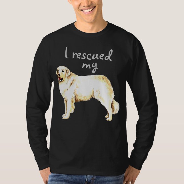 T-shirts Resgate Kuvasz (Frente)