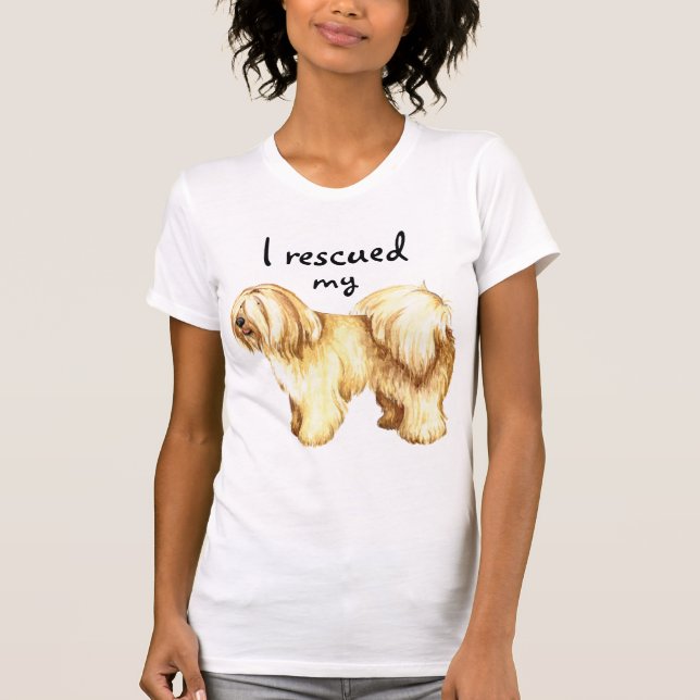 T-shirts Resgate Tibetan Terrier (Frente)
