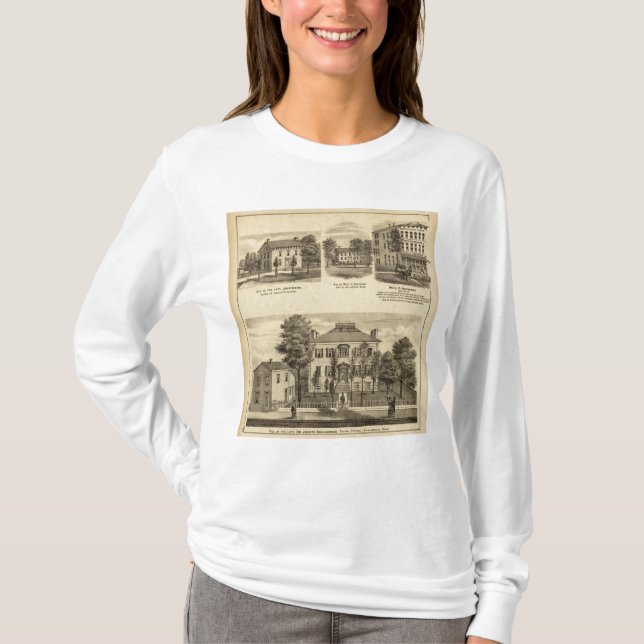 T-shirts Residência do Dr. Joseph Shallcross (Frente)