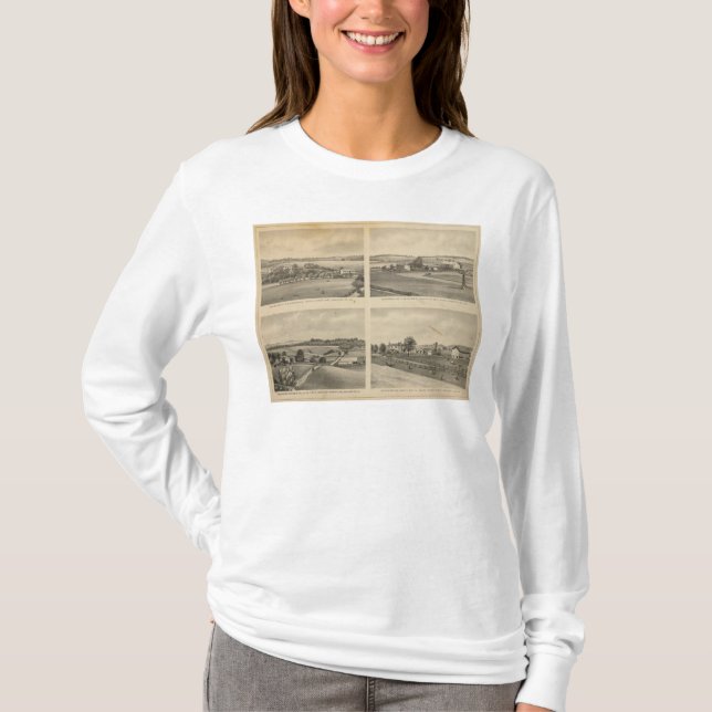T-shirts Residências de Augusta County (Frente)
