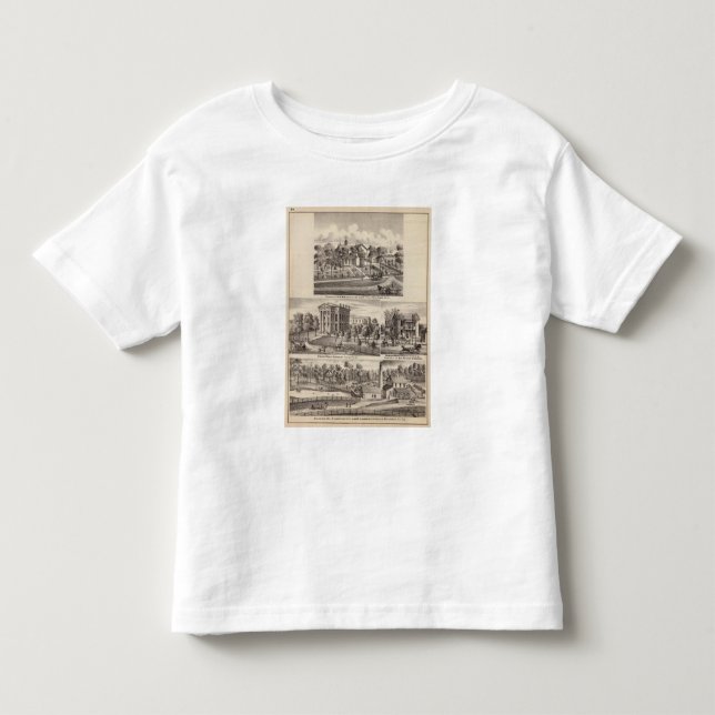 T-shirts Residências e construções no bosque do álamo (Frente)