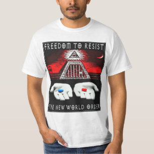 T-shirts Resista o ordem mundial novo