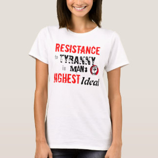 T-shirts RESISTÊNCIA à tirania