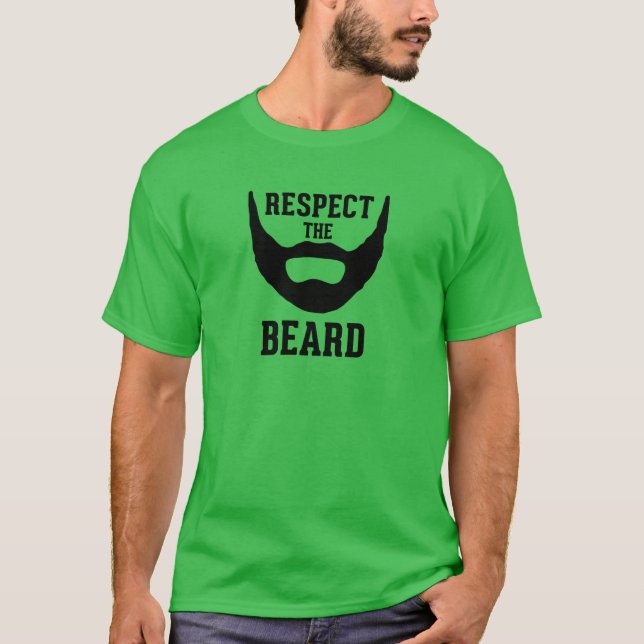 T-shirts Respeite a barba (Frente)