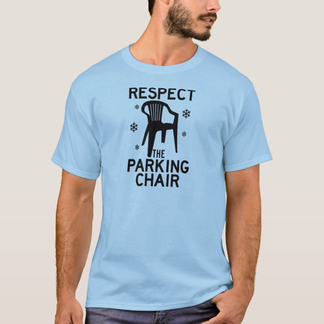 T-shirts Respeite A Cadeira De Estacionamento (Frente)
