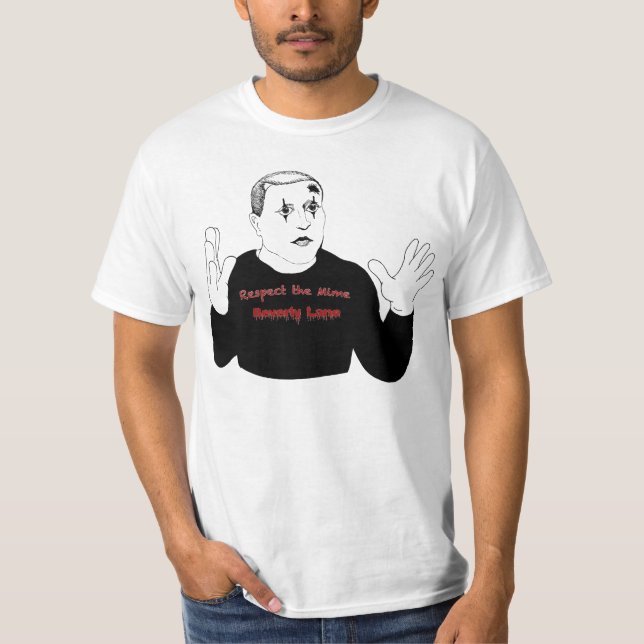T-shirts Respeite o Mime (Frente)