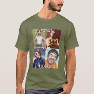 T-shirts Respeite suas pessoas idosas (a edição da luta)