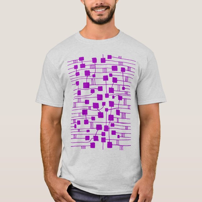 T-shirts Resumo 111211 - Roxo (Frente)