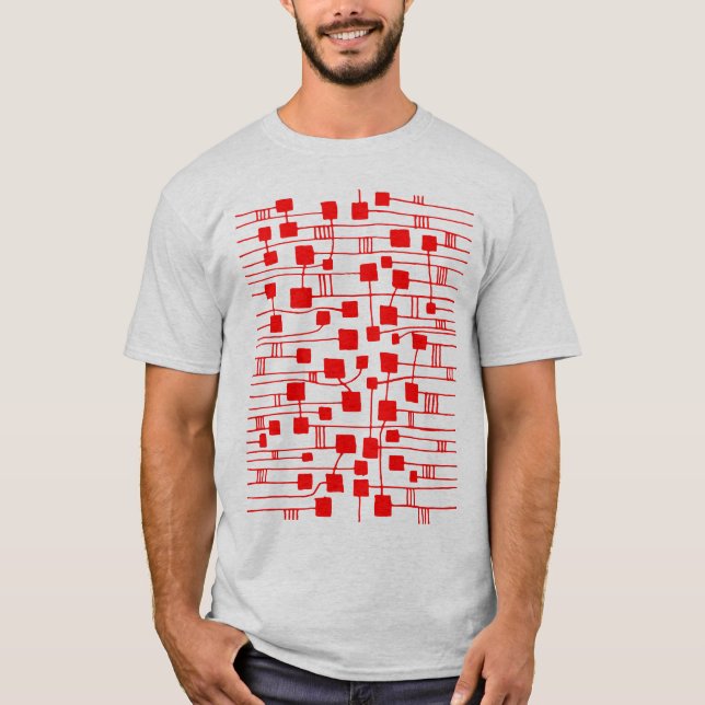 T-shirts Resumo 111211 - Vermelho (Frente)
