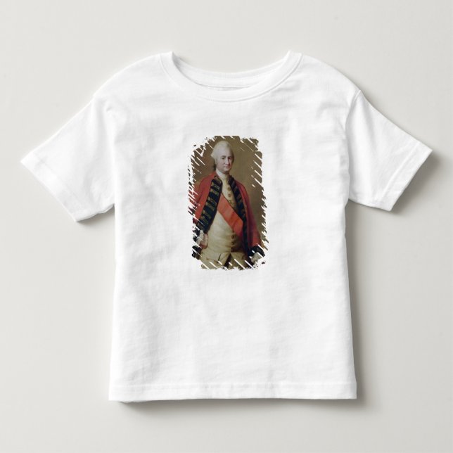 T-shirts Retrato Baron Clive de Robert Clive do ø, 1773 (Frente)