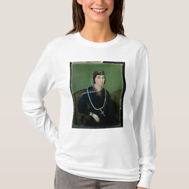 T-shirts Retrato da princesa Salome Chavchavadze (Frente)