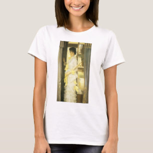 T-shirts Retrato da Srta. Lloyd por Tissot, retrato antigo