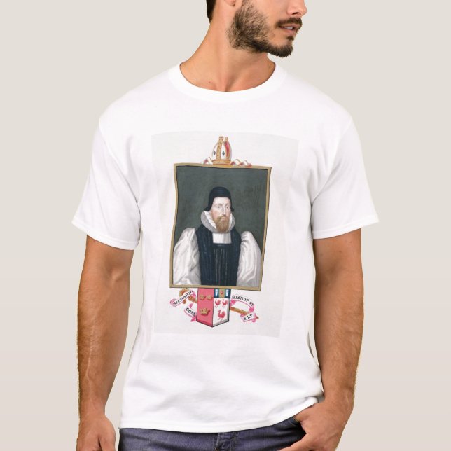 T-shirts Retrato de 1500-81) Bishop de Richard Cox (de Ely (Frente)