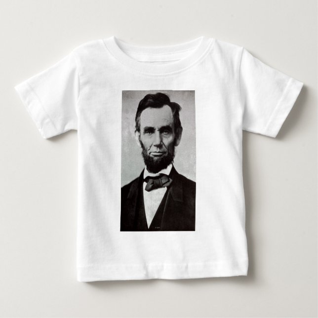 T-shirts Retrato de Abe Lincoln 2 (Frente)