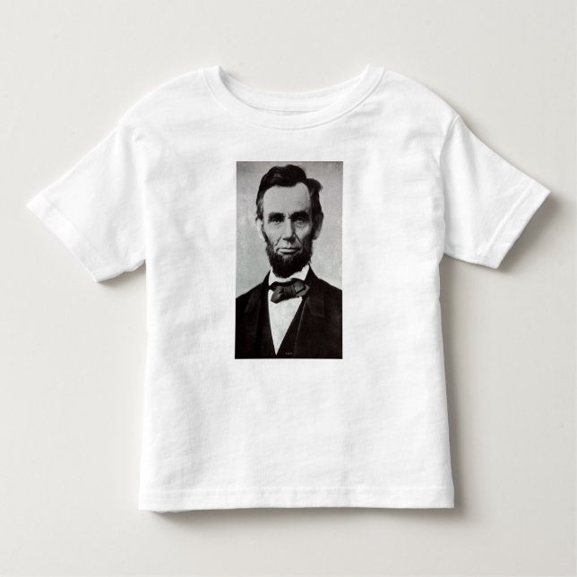 T-shirts Retrato de Abe Lincoln 2 (Frente)