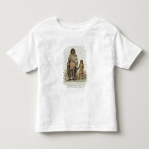T-shirts Retrato de Akaitcho e de seu filho, 'da narrativa