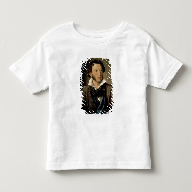 T-shirts Retrato de Alexander Pushkin (Frente)