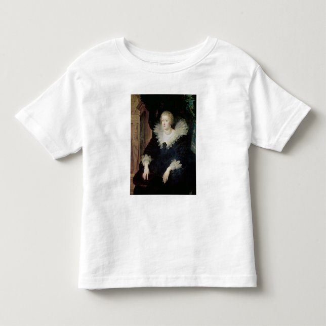 T-shirts Retrato de Anne de Áustria c.1622 (Frente)