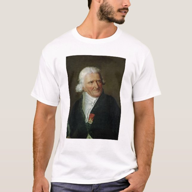 T-shirts Retrato de Antoine Agostinho Parmentier (Frente)
