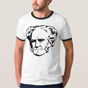 T-shirts Retrato de Arthur Schopenhauer
