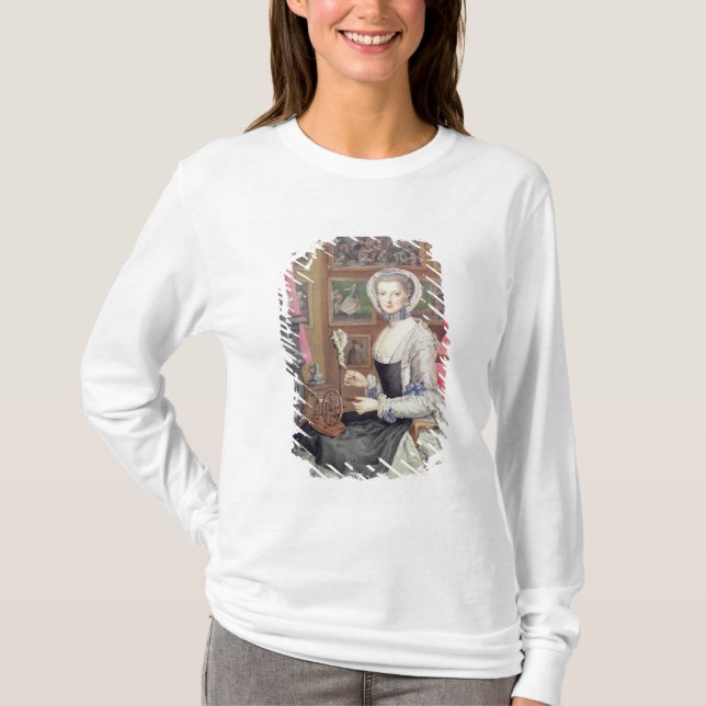 T-shirts Retrato de auto, 1776 (Frente)