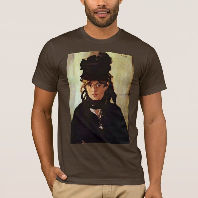 T-shirts Retrato de Berthe Morisot (Frente)