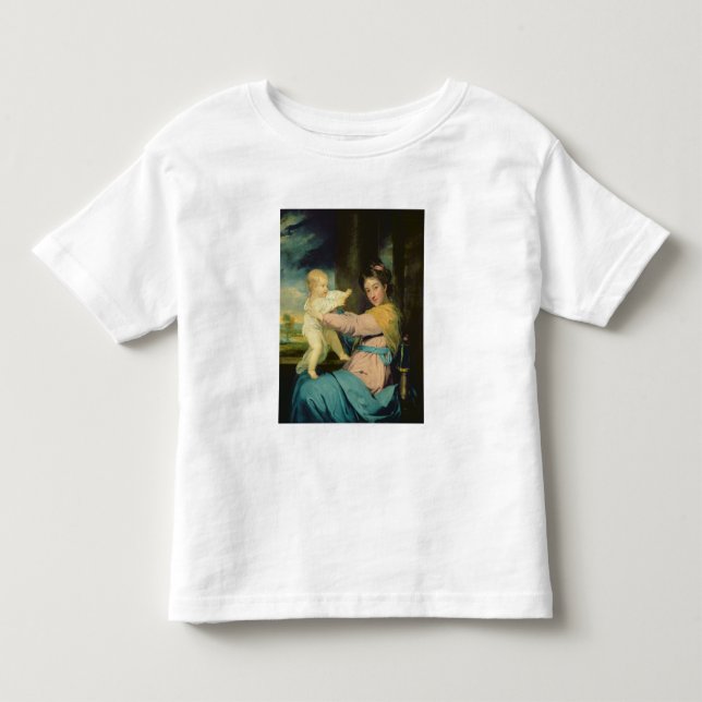 T-shirts Retrato de Caroline, duquesa de Marlborough com (Frente)