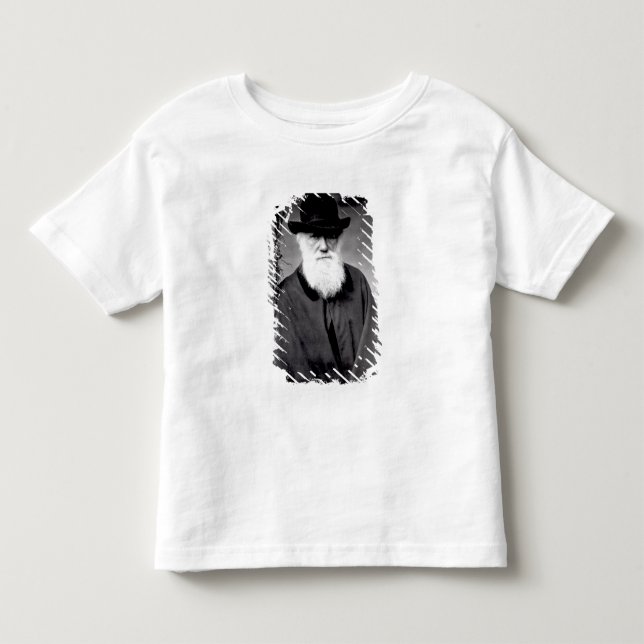 T-shirts Retrato de Charles Darwin 1881 (Frente)
