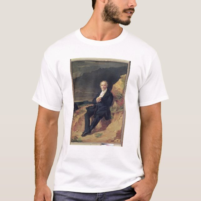 T-shirts Retrato de Charles Fourier (Frente)
