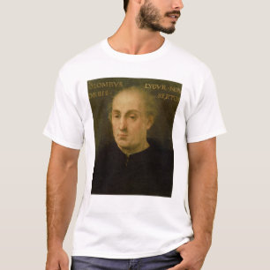 T-shirts Retrato de Cristóvão Colombo