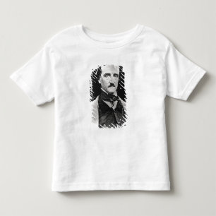 T-shirts Retrato de Edgar Allan Poe