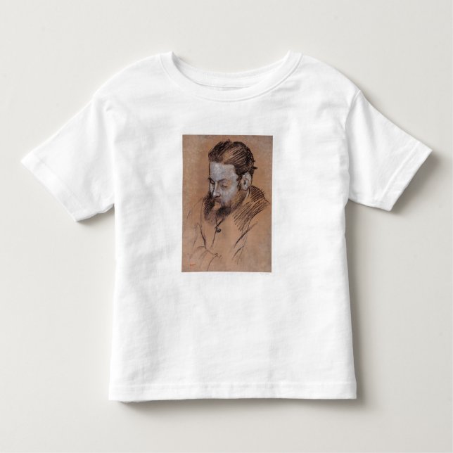 T-shirts Retrato de Edgar Degas | de Diego Martelli (Frente)