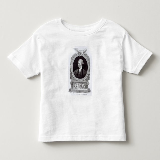 T-shirts Retrato de Edward Gibbon (Frente)