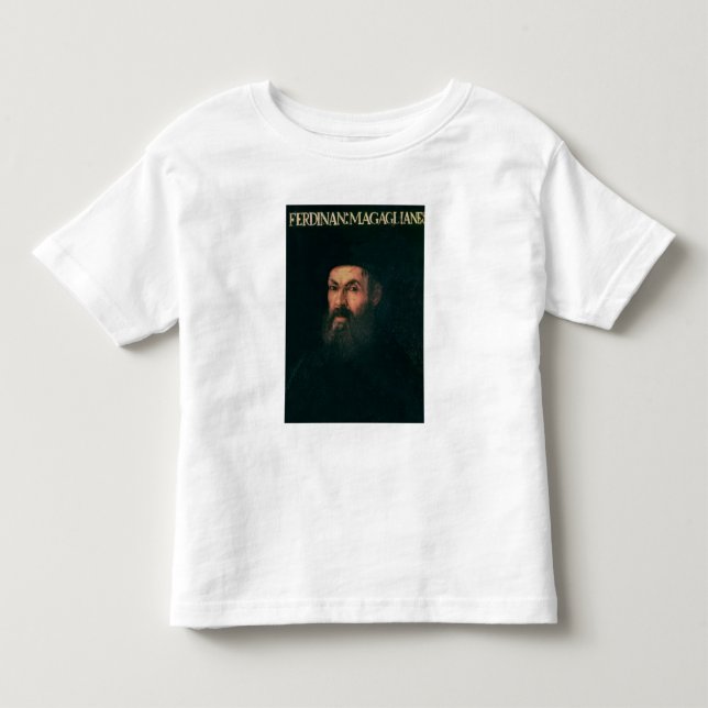T-shirts Retrato de Fernão de Magalhães (Frente)