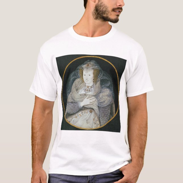 T-shirts Retrato de Frances, condessa Howard (Frente)