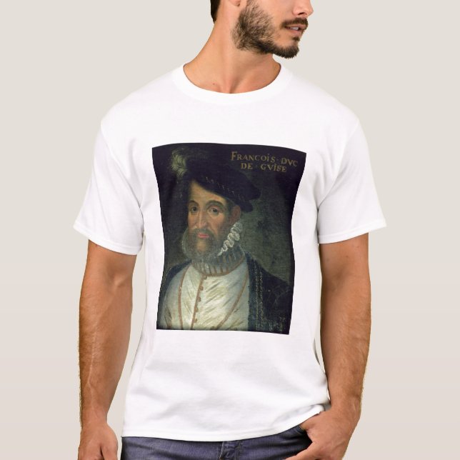 T-shirts Retrato de Francois, ò duque Guisa (1519-63) Fre (Frente)
